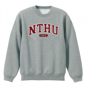 NTHU經典款美式大學T_灰